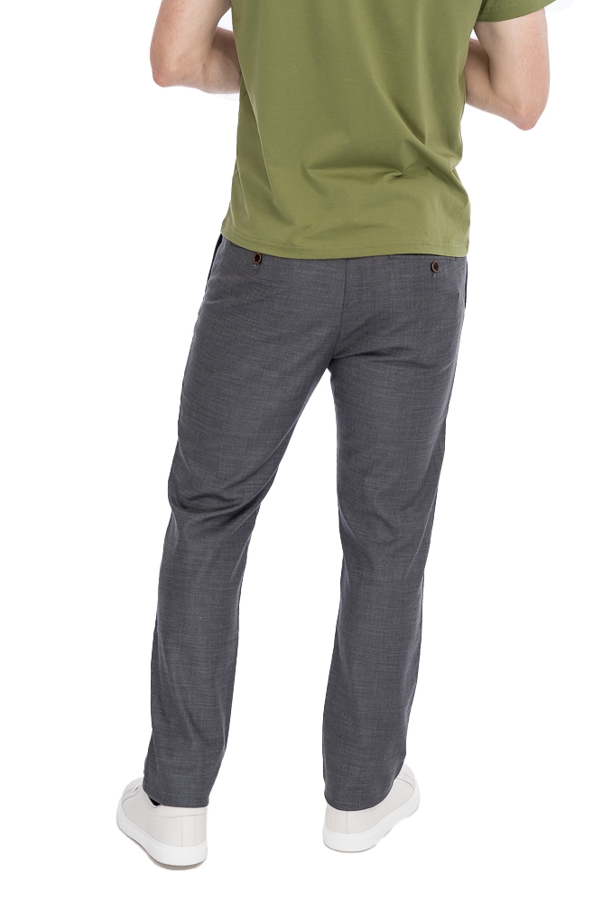 Imagine Pantalon slim gri inchis S614-69