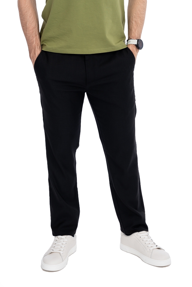 Imagine Pantalon slim negru S614-96