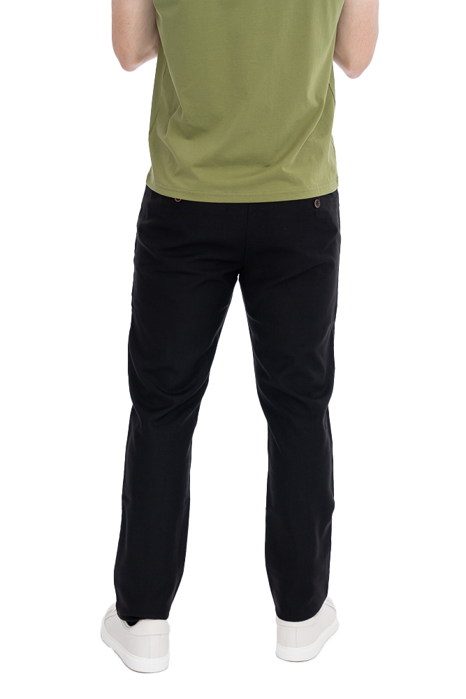 Imagine Pantalon slim negru S614-96