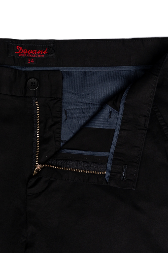 Imagine Pantalon slim negru S615-18
