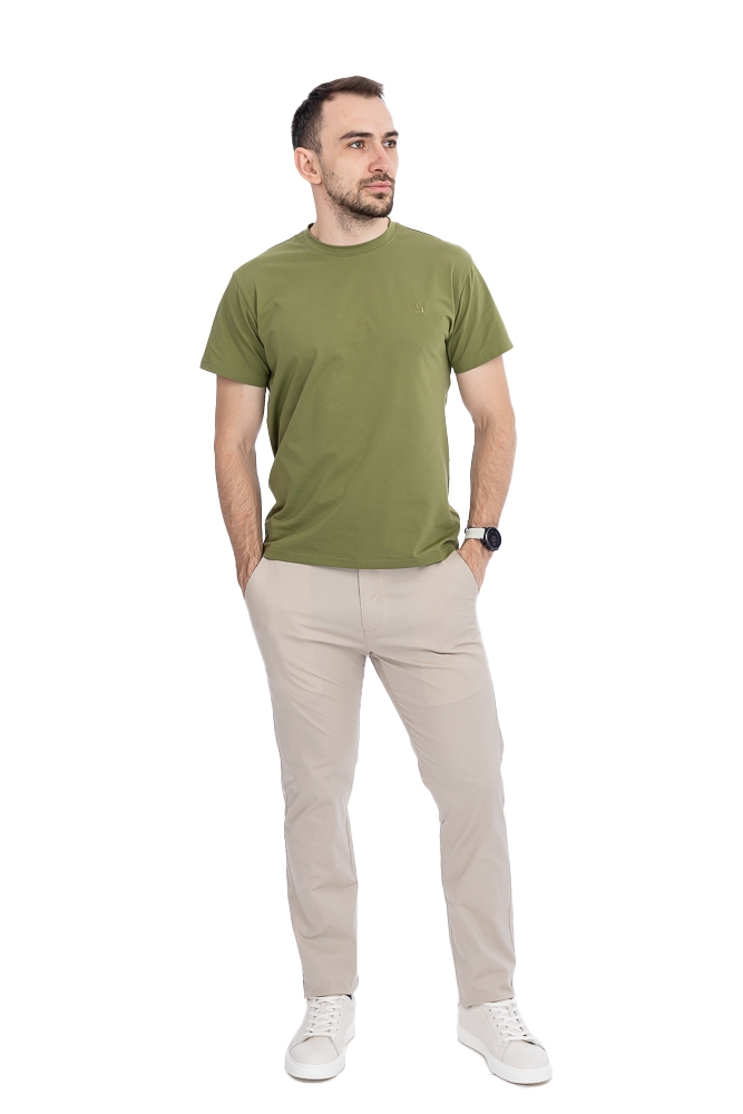 Imagine Pantalon slim galben topaz S615-22