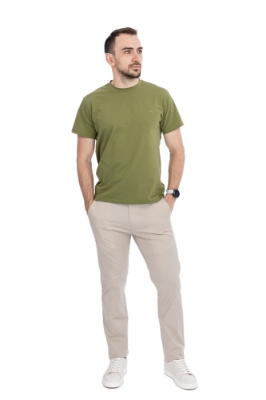 Imagine Pantalon slim galben topaz S615-22