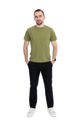 Imagine Pantalon slim negru S616