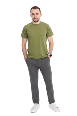 Imagine Pantalon slim verde muschi S617-5