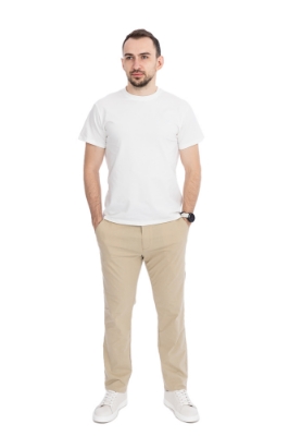 Imagine Pantalon slim galben pai S617-10