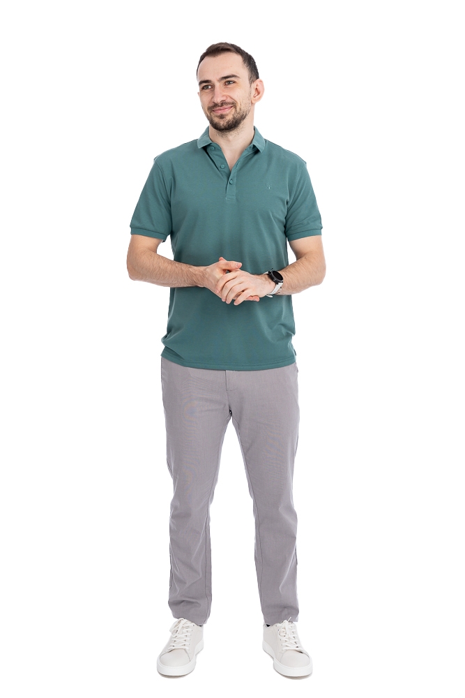 Imagine Pantalon slim gri de in S617-11