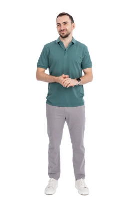 Imagine Pantalon slim gri de in S617-11