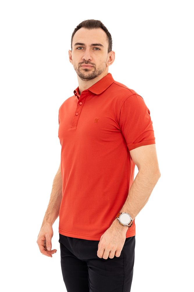 Imagine Tricou rosu caramiziu 23912-44