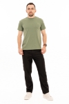 Imagine Pantalon regular negru R722-96