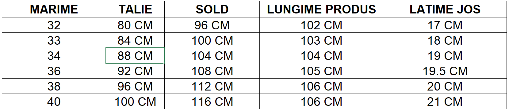 Size Guide