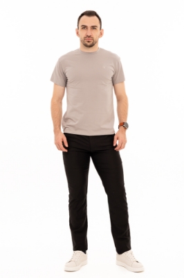 Imagine Pantalon slim negru S713-7