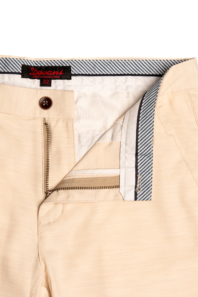 Imagine Pantalon slim crem S716-2