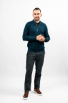 Imagine Pantalon regular bleumarin pepit R739-8