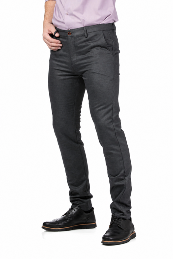Imagine Pantalon slim gri plumb S612-5